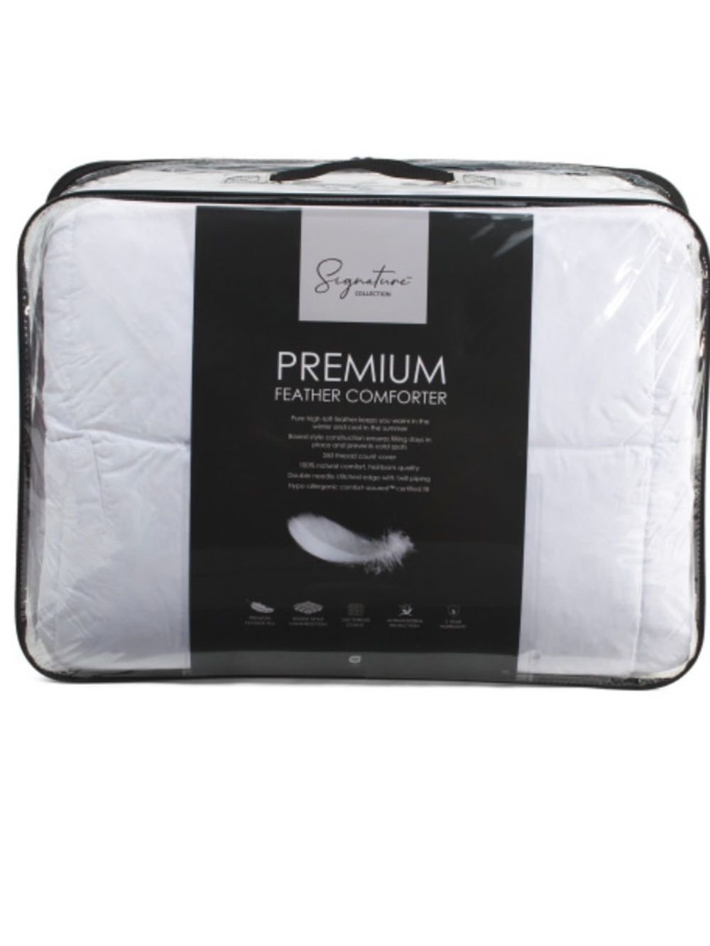 Signature Premium White Feather Comforter